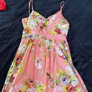 Pink Floral Dress